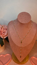 Pearl Christ Cross Necklace